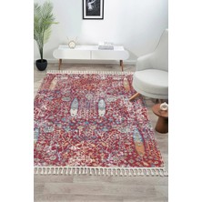 Antique AN004 Çok Renkli Hav Toz Vermez Salon Mutfak Koridor Oturma Odası Yolluk Halı