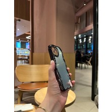 iPhone 11 Pro Siyah Kıvrımlı Ayna Efektli Telefon Kılıfı