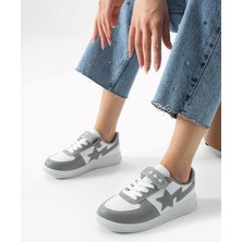 Albishoes Unisex Çocuk Yetişkin Günlük Okul Yürüyüş Sneaker Unisex Spor Ayakkabı Stars Genç Sneaker