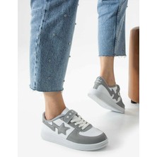 Albishoes Unisex Çocuk Yetişkin Günlük Okul Yürüyüş Sneaker Unisex Spor Ayakkabı Stars Genç Sneaker