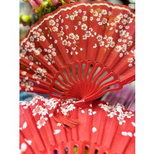 Plastik Desenli Yelpaze