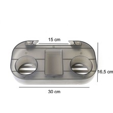 Aldos Bardaklık, Bardak Tutucu, Kamp Sandalyesi Bardaklığı şeffaf