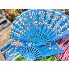 Plastik Desenli Yelpaze