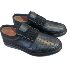 Delikli Deri Hava Alan Yazlık Ortapedik Spor Casual Sneaker Ayakkabı