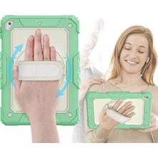 Newface Ipad 5 Air 9.7 Kılıf Strap New Tablet Kapak - Yeşil Bstmy