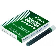 Pilot Parallel Pen  Mürekkep Kartuş - Renk : Yeşil 6 Ad