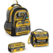 Kids Desenli 3’lü Okul Çanta Seti