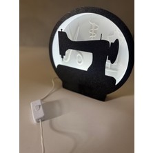 Dikiş Temalı Dekoratif Masa Lambası