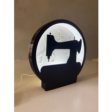 Dikiş Temalı Dekoratif Masa Lambası