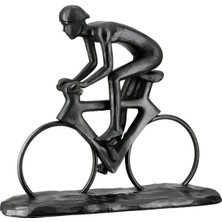Gılde Heykel Bisiklet Poli Siyah L.8 cm G.28 cm Y.24 cm