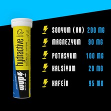 Wup Hydractive Elektrolit ve Kafeinli Efervesan Tablet Limonlu Kutu (2X20 Tablet)