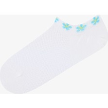Floral Ankle 3lü Sneaker Çorap