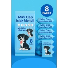 Mini Cep Islak Mendil 16'lı Ekonomik Paket | Aloe Veralı |Alkol İçermez |Yumuşak Dokulu |Taşınabilir