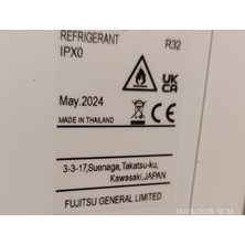 Fujitsu High Spec 14.000 Btu/h A++ Inverter Klima R32 ASEH14KGTG