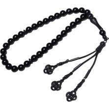 Siyah Akik Taşı Tesbih