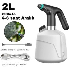 USB Şarjlı Elektrikli Püskürtücü 2.5l – Ayarlanabilir Sis & Jet Sprey, Sessiz Çalışma, Bitki Sulama ve Ilaçlama Cihazı