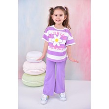 Oversize Ispanyol Paça Kız Çocuk Takım