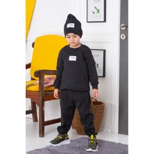 Fitilli Şapkalı Erkek Çocuk 3'lü Takım