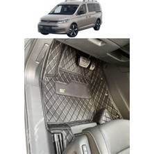 Volkswagen Caddy 2021-2025 Arası Aracına Özel 8d Tek Katmanlı Havuzlu Paspas Takımı
