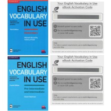 English Vocabulary In Use Elemantary ve Pre Intermediate With Answers And Ebook Online Kodludur