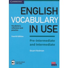 English Vocabulary In Use Elemantary ve Pre Intermediate With Answers And Ebook Online Kodludur