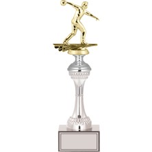 ODAK KUPA - Figürlü Kupalar - Bowling Erkek Figürlü Kupalar FG-030 A - 37 cm