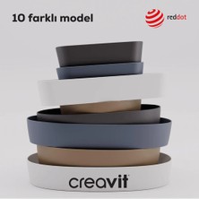 Creavit LP160 Loop Oval Çanak Lavabo 40 x 60 cm Mat Cappuccino