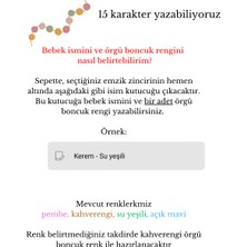 Hellemyst Kalpli Isimli Bebek Emzik Zinciri Askısı 
