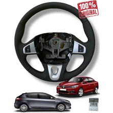 Fluence-Megane 3(Yerli Üretim) Deri Tuşlu Direksiyon Simidi Orijinal  484007658R