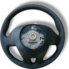 Fluence-Megane 3(Yerli Üretim) Deri Tuşlu Direksiyon Simidi Orijinal  484007658R