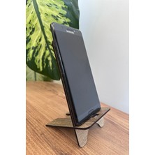Ahşap Tablet ve Telefon Tutucu - Masa Üstü Sabitleyici Telefon Tutacağı