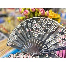 baytoptan Plastik Desenli Yelpaze