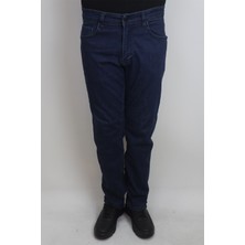 Denim Cartel Fistan Store Erkek Lacivert Yüksek Bel Rahat Kesim Boru Paça Jean Pantolon