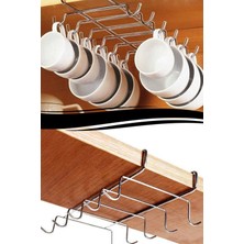 10 Kancalı Portatif Bardak Askılığı