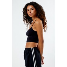 Kadın Ip Askılı Crop Top Büstiyer