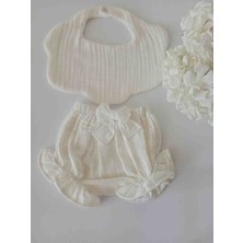 Bebek Müslin Külot Mama Önlüğü Takım