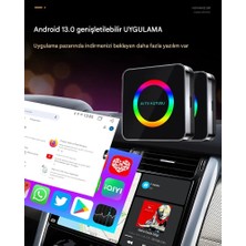 Youtube Video Carplay Android Auto Modülü 4gb Ram 64GB Rom Wifi Android 13 Aı Box Netflix Türkçe