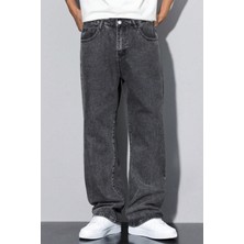 Erkek Füme Rahat Kesim Baggy Pantolon