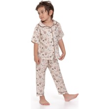 %100 Organik Çocuk Müslin Pijama Takımı