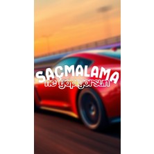 Saçmalama Ne Yapıyorsun 20X5,8 Jdm Yazı Araba-Motosiklet Cam Etiket Sticker Beyaz Renk