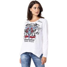 WL354 Yaka Kısmı Detaylı Sweatshirt