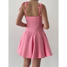 Askılı Clara Mini Elbise