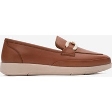 2202 Kadın Ortopedik Tokalı Günlük Loafer Ayakkabı