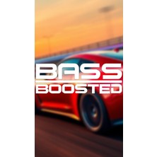 Bass Boosted 20X7 Jdm Yazı Araba-Motosiklet Cam Etiket Sticker Beyaz Renk