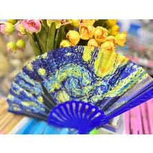 Plastik Desenli Yelpaze