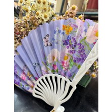 Plastik Desenli Yelpaze