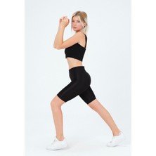 Bisikletçi Dalgıç, Toparlayıcı Kadın Tayt, Slim Fit (Likralı)