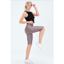 Bisikletçi Dalgıç, Toparlayıcı Kadın Tayt, Slim Fit (Likralı)
