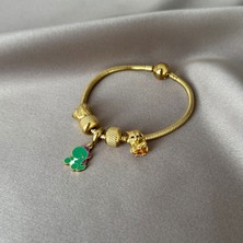 Yazılı Kalp Charm'lı Bileklik