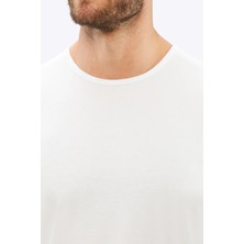 Oval Kesim Erkek Tişört | Regular Fit | Kısa Kollu Bisiklet Yaka Modern Tarz  |  %100 Pamuk